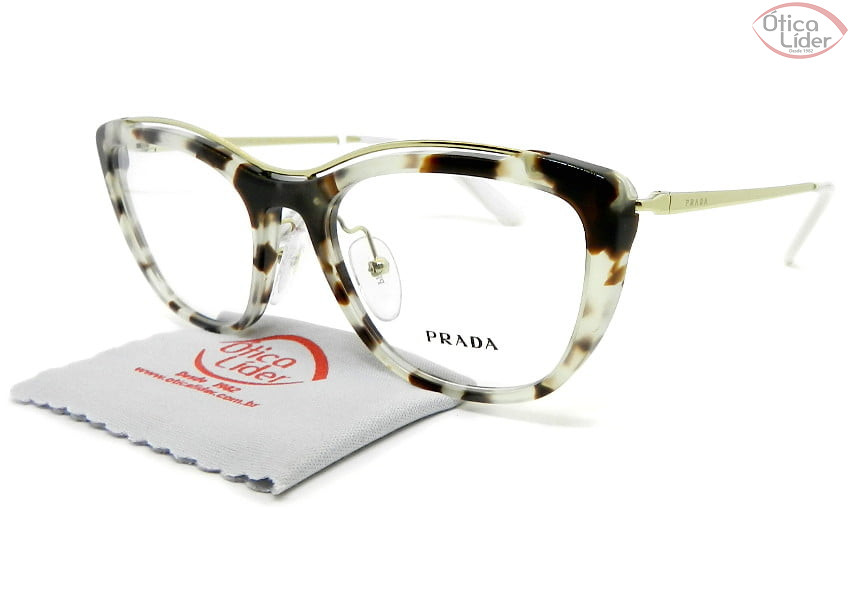 Prada CONCEPTUAL VPR04v uao 1o1 53 Acetato Mesclado / Dourado