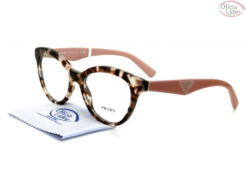 Prada VPR11r roj 1o1 52 Acetato Mesclado / Rosado