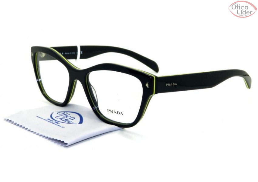 Prada VPR27s ur0 1o1 53 Acetato Cinza Escuro