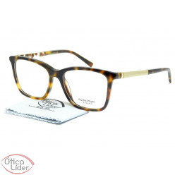 Armação Ana Hickmann AH6268 g21 52 Acetato Demi / Metal Dourado