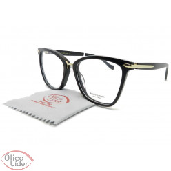 Óculos Ana Hickmann AH6363a a01 54 Acetato Preto / Dourado