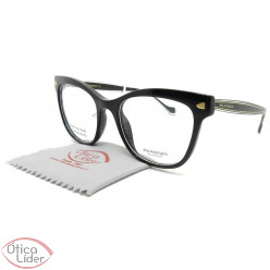 Óculos Ana Hickmann AH6366l a01 52 Acetato Preto / Dourado