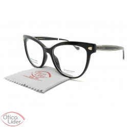 Óculos Ana Hickmann AH6367l a01 53.5 Acetato Preto / Dourado