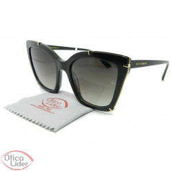 Ana Hickmann AH9285 a01 55.5 Acetato Preto / Dourado