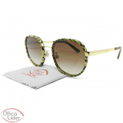 Dolce & Gabbana DG2227-j 02/13 52 Metal Dourado / Decoração Leopardo