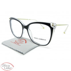 Dolce & Gabbana DG3294 675 54 Acetato Preto/Cristal