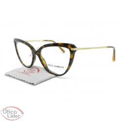 Dolce & Gabbana DG3295 502 55 Acetato Havana / Metal Dourado