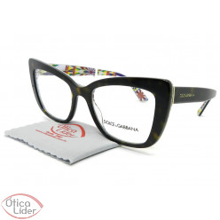 Dolce & Gabbana DG3308 3217 51 Acetato Havana / Decorado