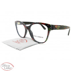 Dolce & Gabbana DG3322 3229 54 Acetato Preto Floral