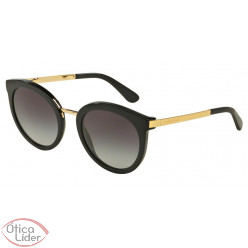 Dolce & Gabbana DG4268 501/8g 52 Acetato Preto / Dourado