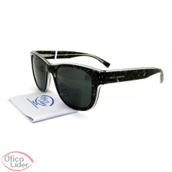 Dolce & Gabbana DG4284 3053/87 54 Acetato Preto Decoração Birds