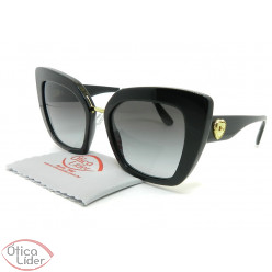 Dolce & Gabbana DG4359 501/8g 52 Acetato Preto com Dourado