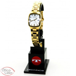 Technos TE 2015 caf/4k Dourado Quadrado Elegance