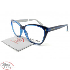 Detroit Kenia DT485 54 Acetato Azul Transparente / Cinza