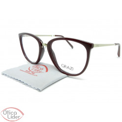 Grazi Massafera GZ3052 g079 50 Acetato Bordô / Light Gold