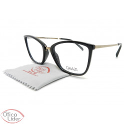 Grazi Massafera GZ3065 g686 52 Acetato Preto / Haste Metal