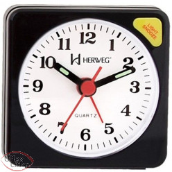 Herweg HE 2510 034 Despertador Quartz Preto