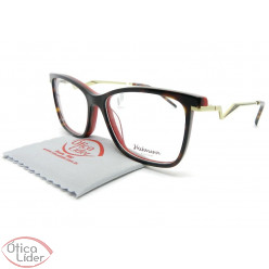 Armação Hickmann HI6100y g21 52.5 Acetato Havana / Vermelho