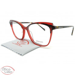 Armação Hickmann HI6127b h01 54 Acetato Vermelho Transparente / Tartaruga