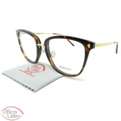 Armação Hickmann HI6130 g21 56 Acetato Havana / Metal Dourado