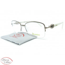 London LO2894 col LP 52 fny Metal Rosado / Acetato Branco