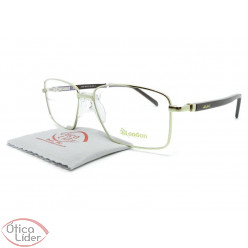 London LO2962 col A 58 Metal Dourado / Acetato Marrom