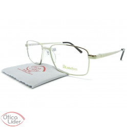 London LO2964 col A 54 Metal Dourado / Acetato Marrom