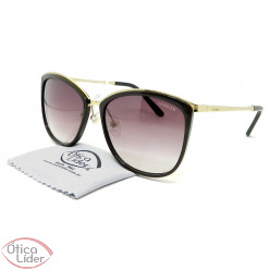 Óculos London LO L632 col.b 58 Acetato Marrom / Metal Dourado