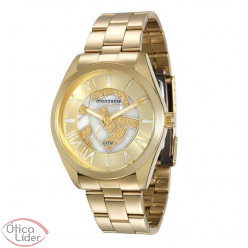 Mondaine MD 76473lpmvde1 Dourado Redondo