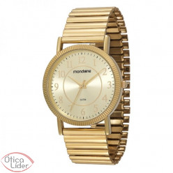 Mondaine MD 83205lpmvde1 Dourado Redondo