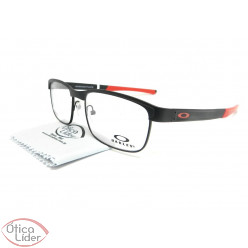 Oakley OX5132 0454 54 Surface Plate Titanium Preto / Vermelho