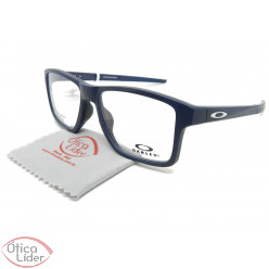 Oakley Chamfer Squared OX8143 0454 54 Acetato Azul Marinho