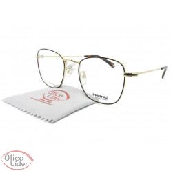 Polaroid PLDd337 01q 51 Metal Dourado / Acetato Havana