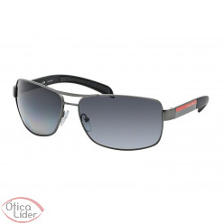 Prada PS 54is 7cq 5w1 65 Linea Rossa Polarizado Metal Chumbo