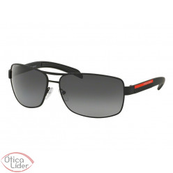 Prada PS 54is dg0 5w1 65 Linea Rossa Polarizado Metal Preto