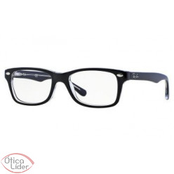 Ray-Ban RY1531 3529 48 Infantil Acetato Preto