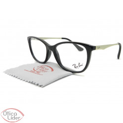 Ray-Ban RY1565l 3787 49 Infantil Acetato Preto / Metal Prata