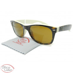 Ray-Ban RB2132 6012 52 New Wayfarer Acetato Demi / Creme