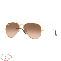 Ray-Ban RB3025 9001a5 58 Aviador Bronze / Marrom Degradê