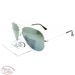 Ray-Ban RB 3025 w3277 58 Aviador Metal Prata Espelhado