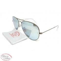 Ray-Ban RB3025l 029/30 58 Aviador Metal Cinza Espelhado