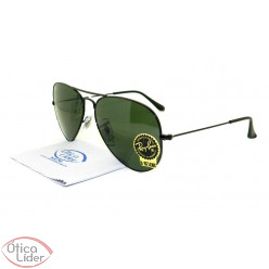 Ray-Ban RB3025l l2823 58 Aviador Metal Preto G15