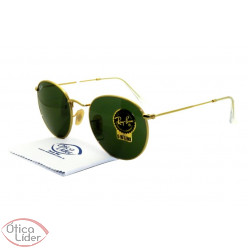 Ray-Ban RB3447l 001 53 Round Metal Dourado g15