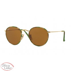 Ray-Ban RB 3447jm 169 50 Round Metal Camuflado