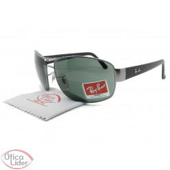 Ray-Ban RB 3503l 029/71 66 Metal Chumbo / Acetato Preto