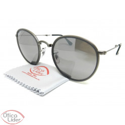 Ray-Ban RB3517 029/n8 51 Round Metal Grafite Dobrável