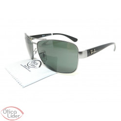 Ray-Ban RB3518l 029/71 63 Metal Chumbo / Acetato Preto