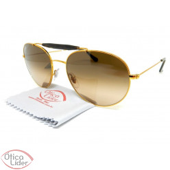 Ray-Ban RB3540l 9001/a5 56 Caçador Metal Dourado / Acetato Mesclado