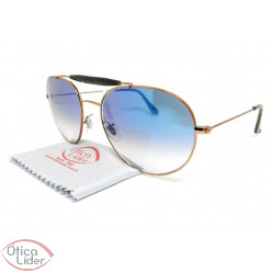 Ray-Ban RB3540l 90353f 56 Caçador Metal Cobre / Acetato Mesclado