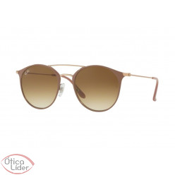 Ray-Ban RB 3546 907151 52 Acetato Marrom / Metal Dourado